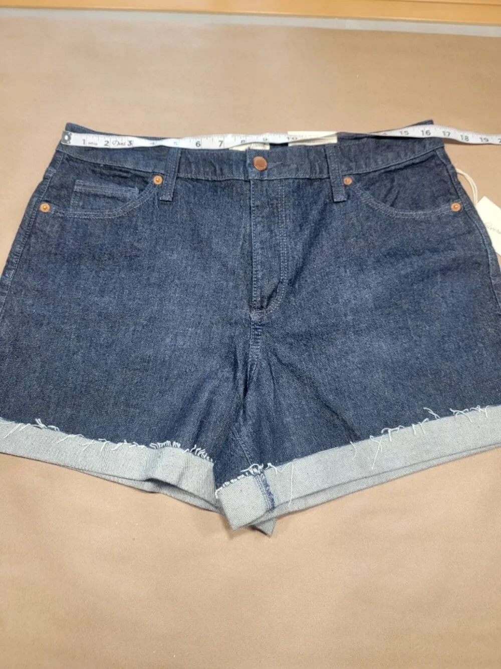 Universal Thread Size 12 Vintage Stretch Mini Shorts, Denim, NEW with Tag